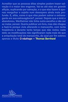 O naufrago Thomas Bernhard